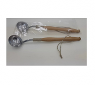 Ковш с нержавейкой 0,5литра Премиум кедр